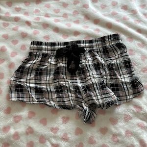 Forever 21 Size Small Plaid Pajama Shorts